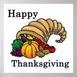 Poster Happy Thanksgiving