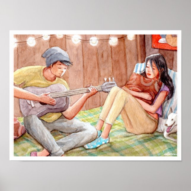 Poster "Harana" - inspiré par la chanson Eraserheads (Devant)