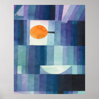 Harbinger of autumn abstract water color Paul Klee