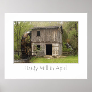 Poster Hardy Mill en avril