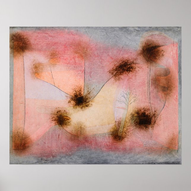 Poster Hardy Plantes (1934) par Paul Klee (Devant)