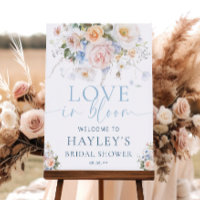 Hargrove Bleu Amour En Fleur Nuptiale Douche Bienv