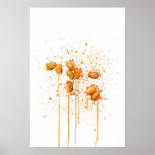 Poster Haricots cuits au four (Devant)