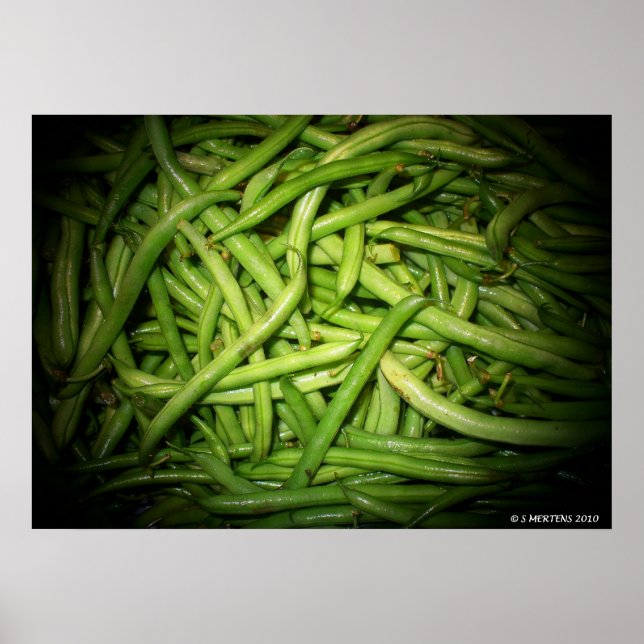 Poster Haricots verts en vedette Imprimer (Devant)