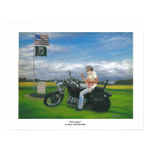 Poster - Harley and US Marine Corps theme