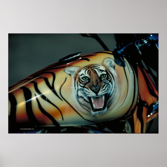 Poster Harley Fuel Tank - S.D. (Devant)