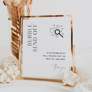Poster HARLOW Bubbles Mariage Envoyer Désactiver