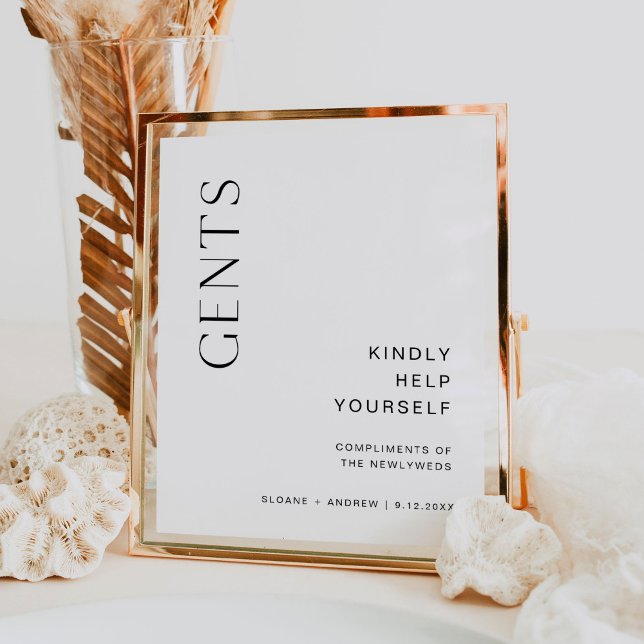 Poster HARLOW Salle de bain Panier Mariage Signes Mens Ch (Créateur téléchargé)