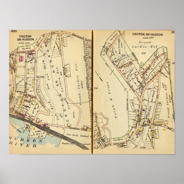 Poster Harmon Park, New York (Devant)