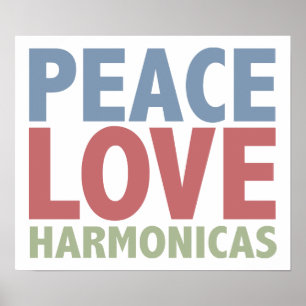Poster Harmonicas d'amour pour la paix