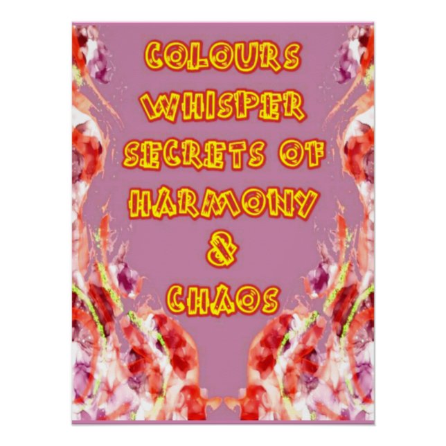 Poster harmonie (Devant)