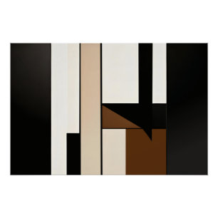 Poster Harmonie angulaire brillante