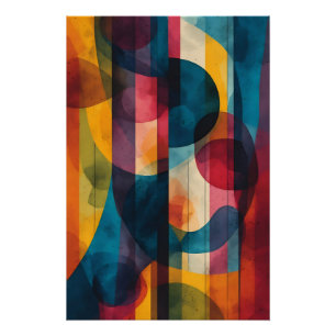Poster Harmonie Chromatique Vibrante
