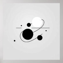 Harmonie cosmique : Cercle de ligne de boule noir 