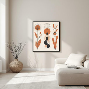 Poster Harmonie dans la forme – Composition abstraite neu