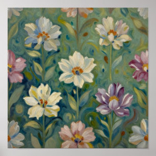 Poster Harmonie de jardin éthérée