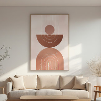 Poster Harmonie de montagne Zen - Art mur minimaliste Imp