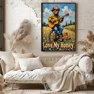 Poster Harmonie des roues : Les rythmes rustiques de l'ou