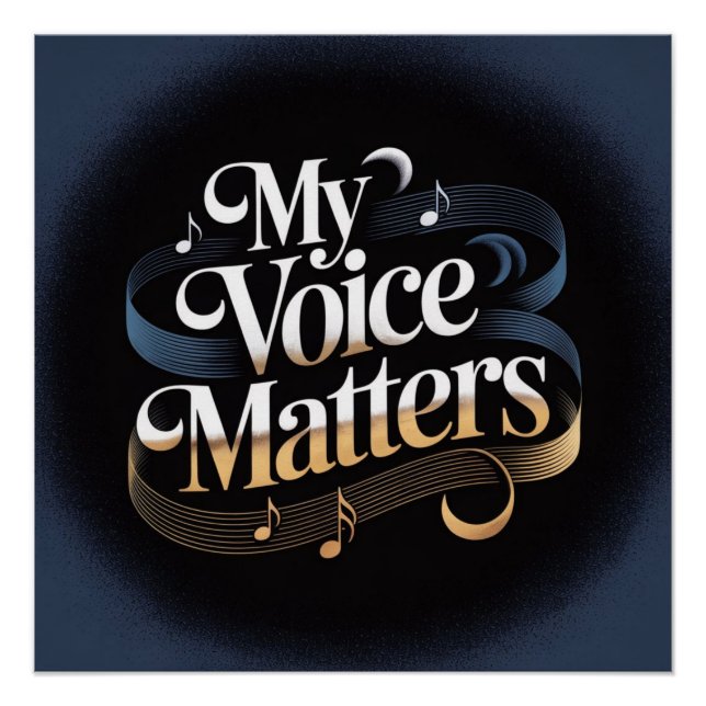 Poster Harmonie du courage : Ma voix compte (Devant)