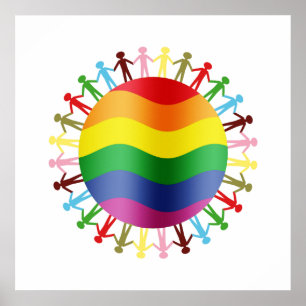 Poster Harmonie du monde de LGBT
