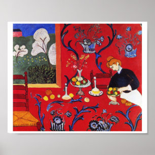 Poster Harmonie en rouge, Matisse