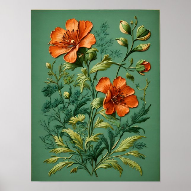 Poster Harmonie Symphonique Florale (Devant)