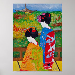 Poster Harmony Geisha Print