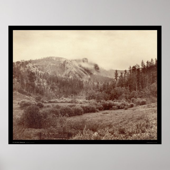 Poster Harney's Peak Juste après une tempête SD 1890 (Devant)