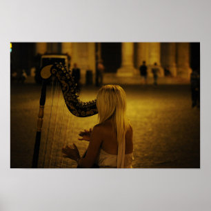 Poster Harpe classique