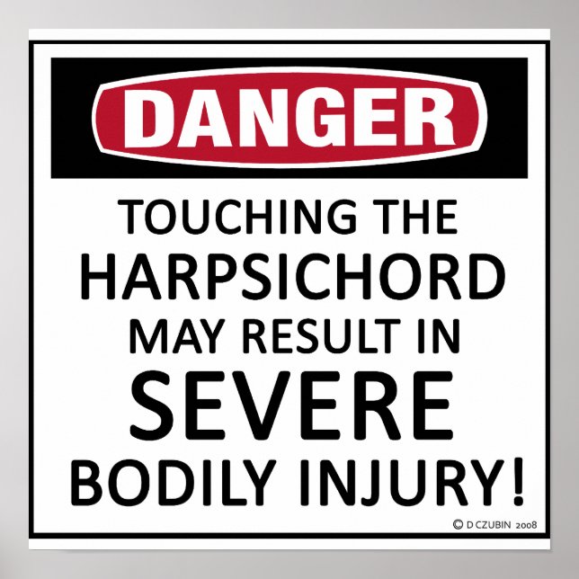 Poster Harpsichord (Devant)