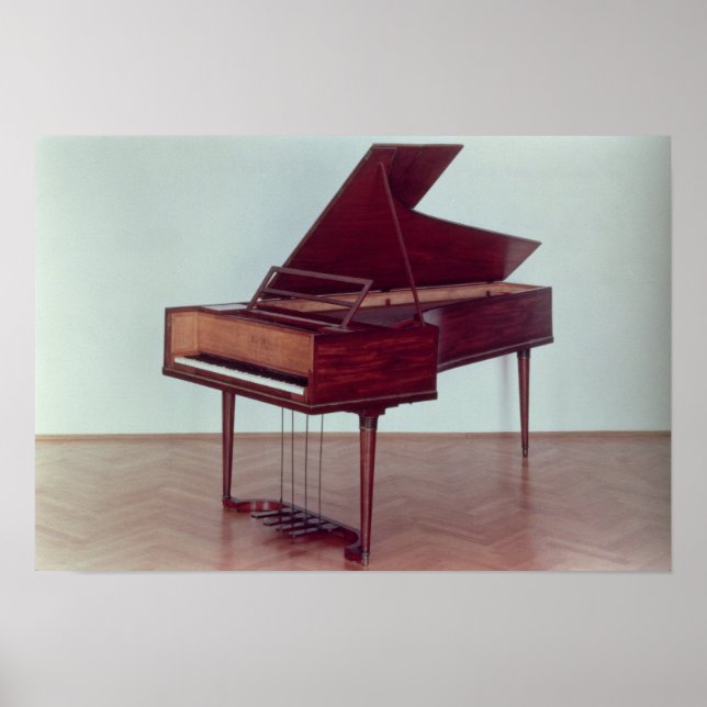 Poster Harpsichord appartenant à Ludwig van Beethoven (Devant)