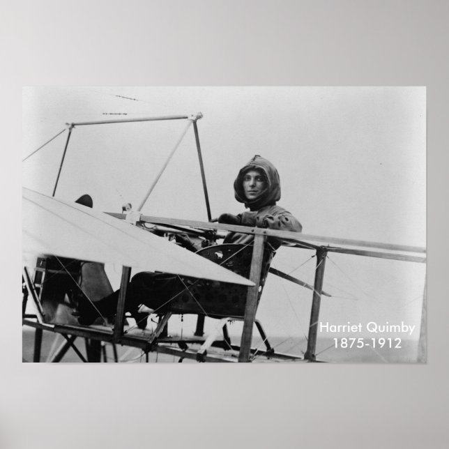 Poster Harriet Quimby 13"x19" (Devant)
