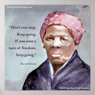 Poster Harriet Tubman & Citation