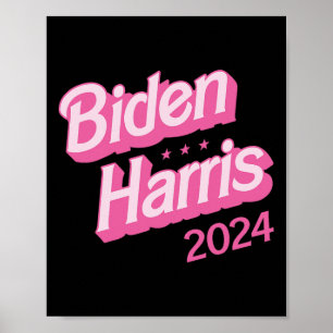Poster Harris 2024 Black S Joe Kamala drôle Président