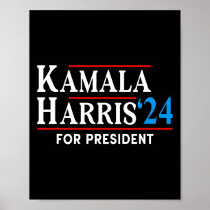 Poster Harris 2024 Pour l'élection présidentielle Vote po
