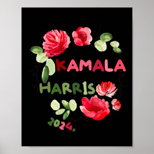 Poster Harris 2024 Président Femmes amusantes Élection Am