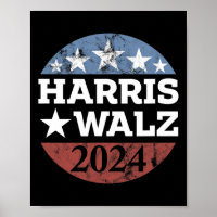 Harris &amp ; Tim Walz Pour La Campagne Président 