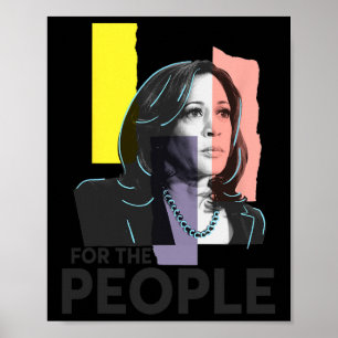 Poster Harris For People 2024 Election President