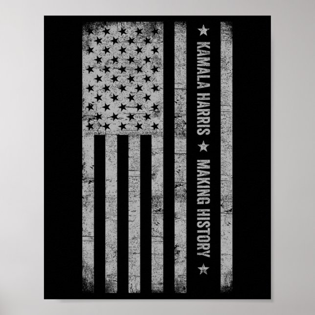 Poster Harris Rendre l'Histoire Grunding Distressed Ameri (Devant)