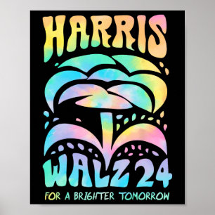 Poster Harris Waltz 2024 Election Kamala Harris Tim Waltz