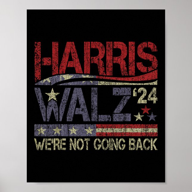 Poster Harris Waltz 2024 Harris Waltz Nous Ne Allons Pas  (Devant)