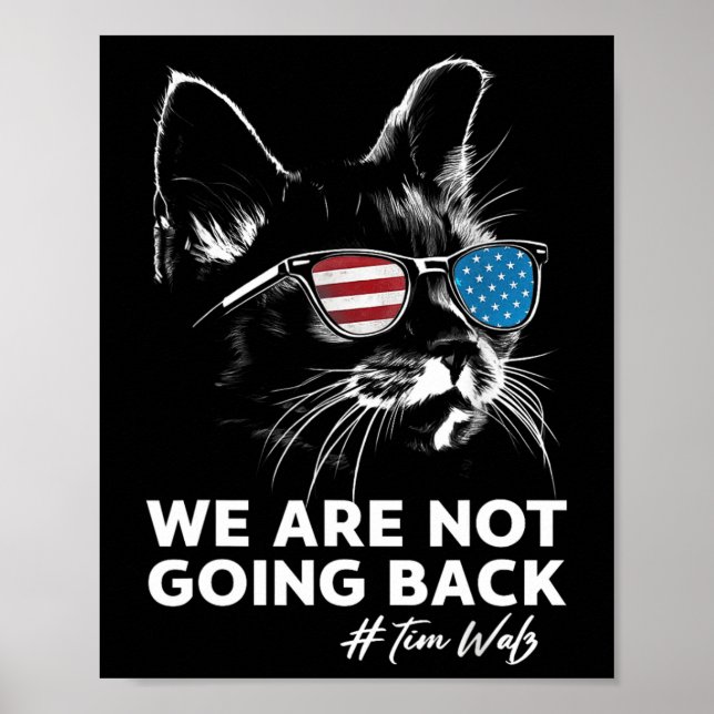 Poster Harris Waltz Nous Ne Retournons Pas Kamala Harris  (Devant)