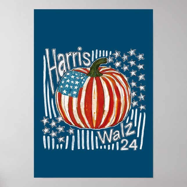 Poster Harris Walz 24 (Devant)