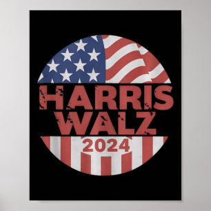 Poster Harris Wheimer 24 Kamala Harris Madame la Présiden