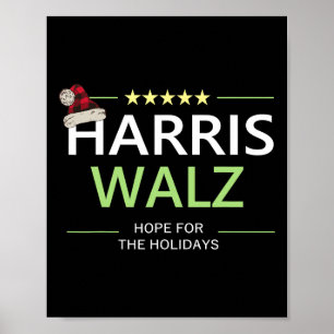 Poster Harris Wheimer L'Espoir De Noël Pour Le Dem Des Va