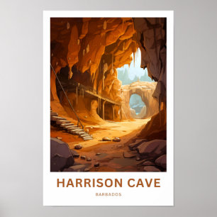 Poster Harrison Cave Barbados Imprimer