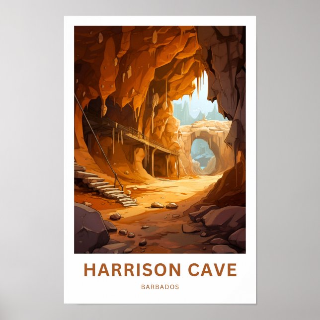 Poster Harrison Cave Barbados Imprimer (Devant)