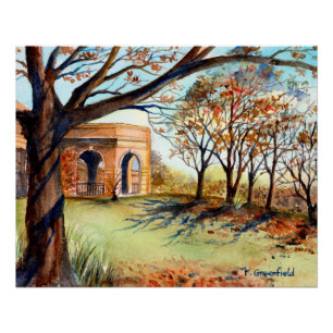 Poster Harrogate de Valley Garden par Farida Greenfield