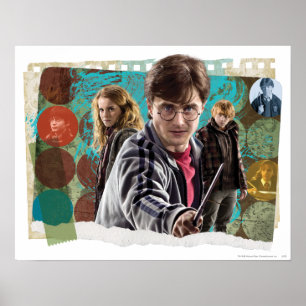 Poster Harry, Hermione et Ron 1