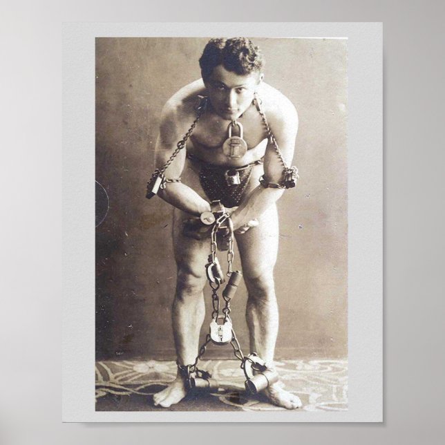 Poster Harry Houdini (Devant)